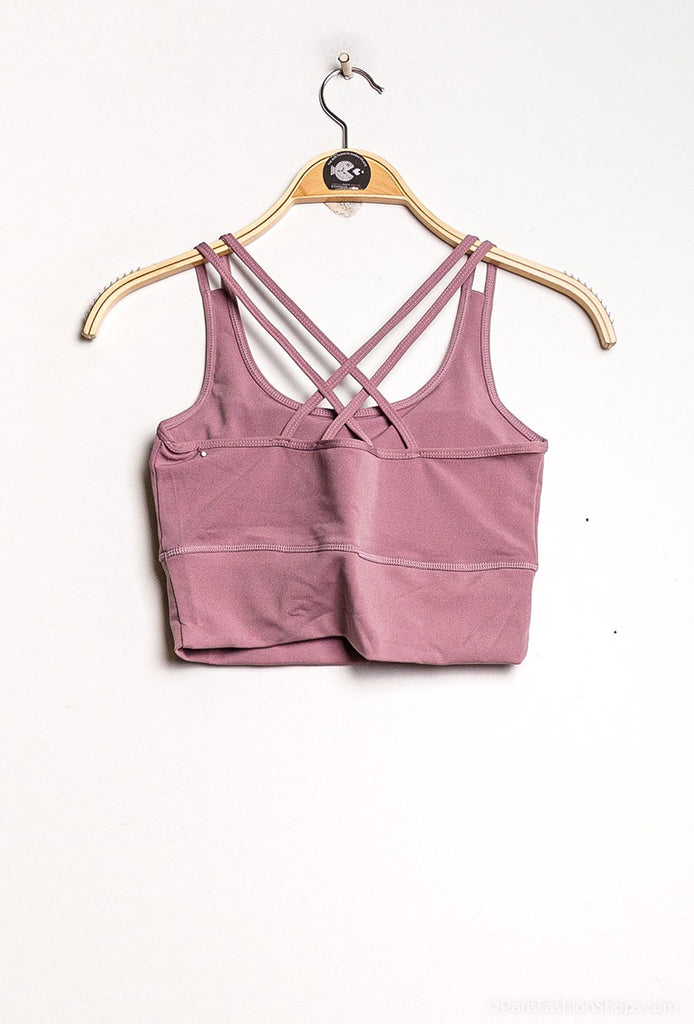 Ladies Sports Bra Comfortable Padded Performance Vest Top Gym Activewear Bra Top image 7