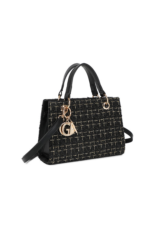 Women's Check Handbag Stylish Party Wedding Outdoor Fashion Hand Bag image 1