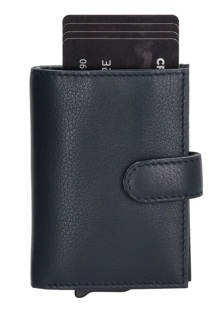 RFID Blocking Automatic Card & Cash Wallet LEATHER image 0