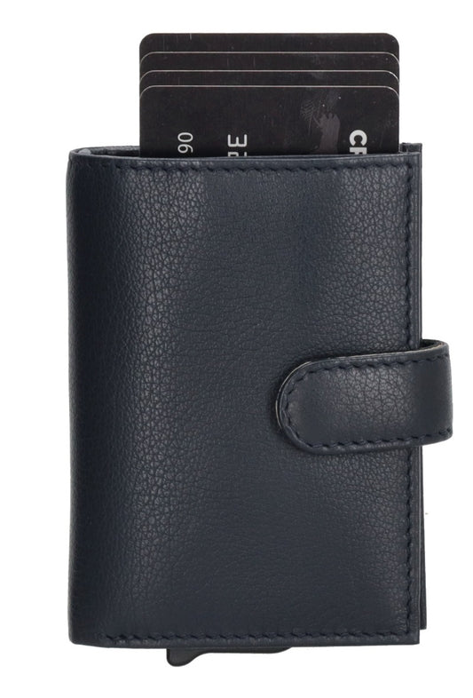 RFID Blocking Automatic Card & Cash Wallet LEATHER image 0