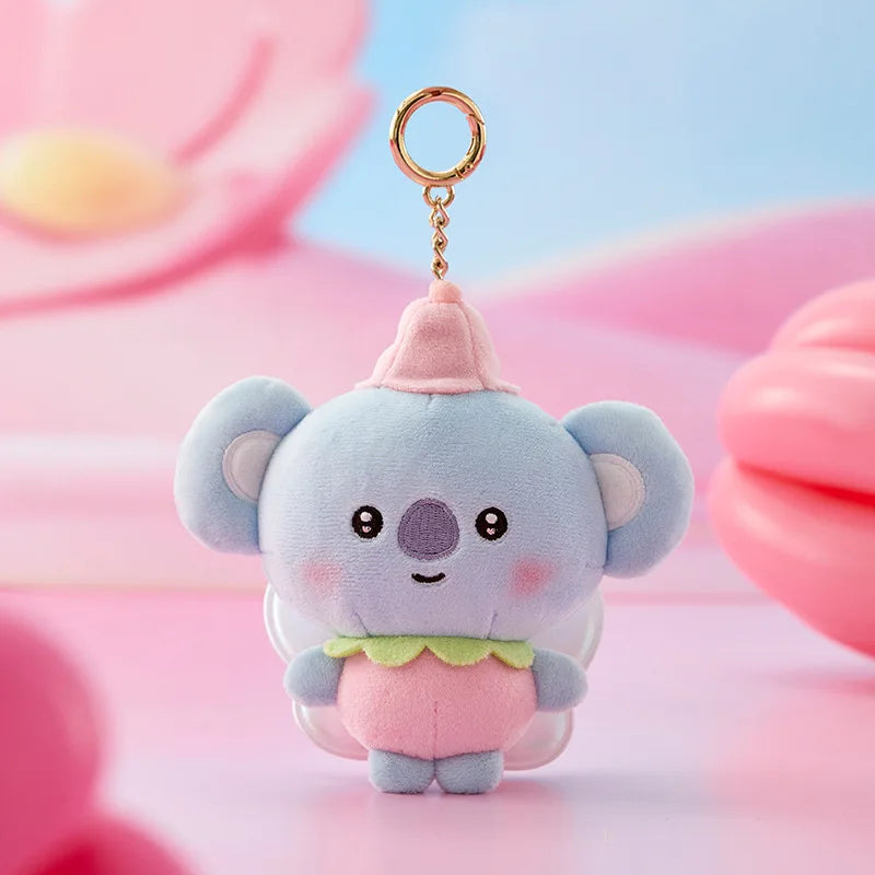 BT21 Chimmy Cooky koya Shooky Tata Creative Anime Peripheral Cartoon Keychain Personality Cute Backpack Decorative Doll Pendant