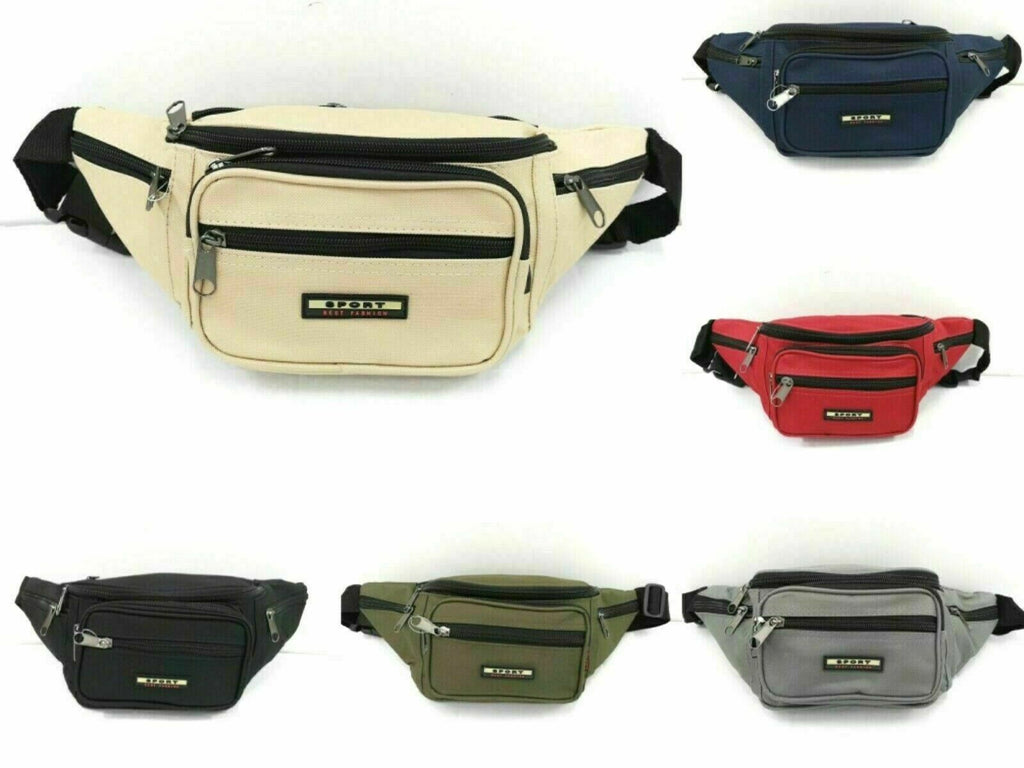 Bumbag Money Waist Belt Fanny Pack Work Travel Festival Multi Pocket Hiking Bag image 0