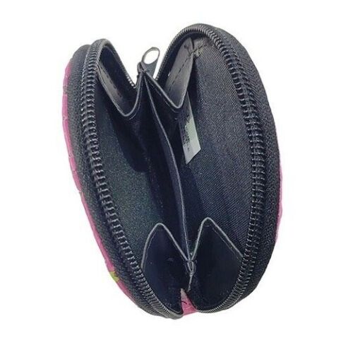 Unisex Zipped Coin Purse Wallet Small Flat Change Pouch Purse Money Holder image 2