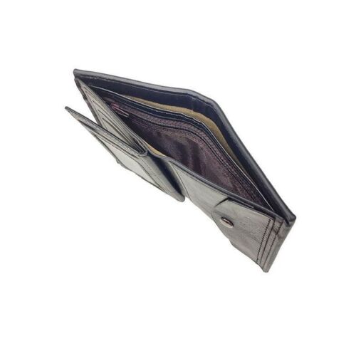 Men's Small PVC Flag Wallet Multi Pockets Card Cash Coin Holder Stylish Wallets image 3