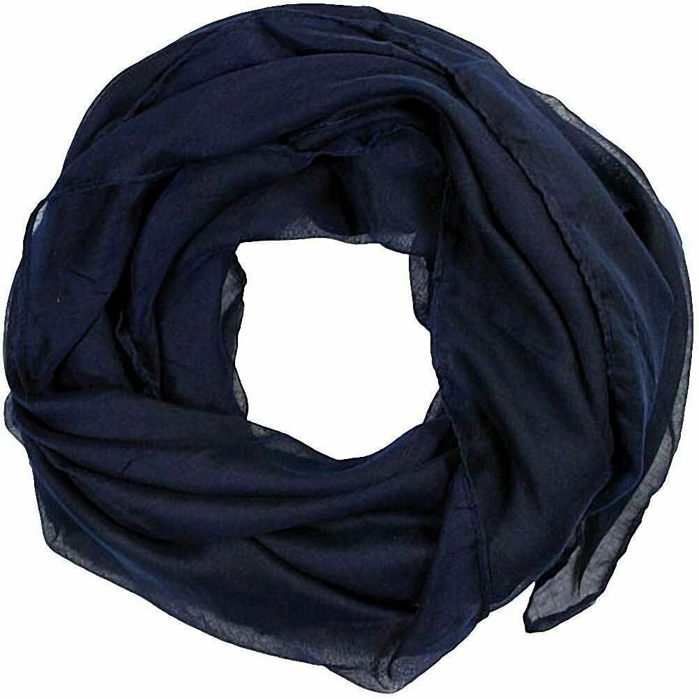 Women Scarf Shawl Hijab Head Pashmina Wrap Arabic Plain Neck Lightweight Scarf image 2