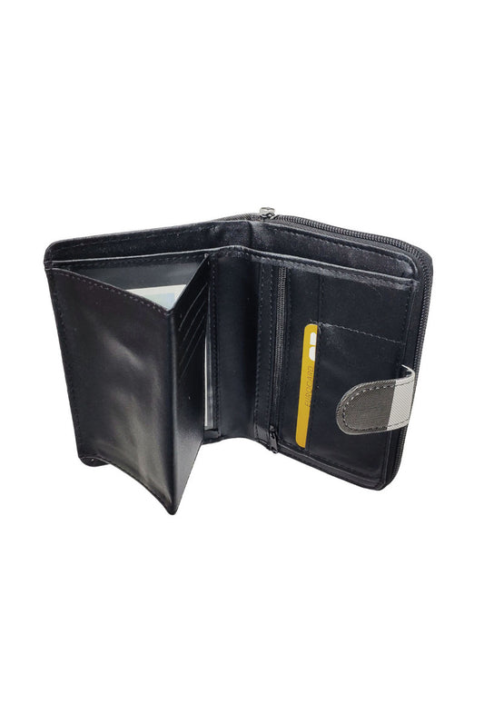 Ladies Womens Purse Large Square Coin Card Wallet Big Boxes Stud Wallet Bag image 1