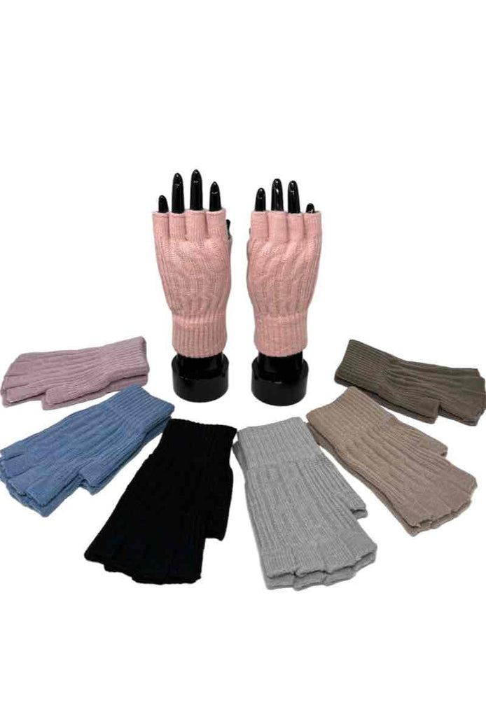 Women's Mitten Fingerless Gloves Double Thickness Extra Warm Soft Winter Gloves image 2