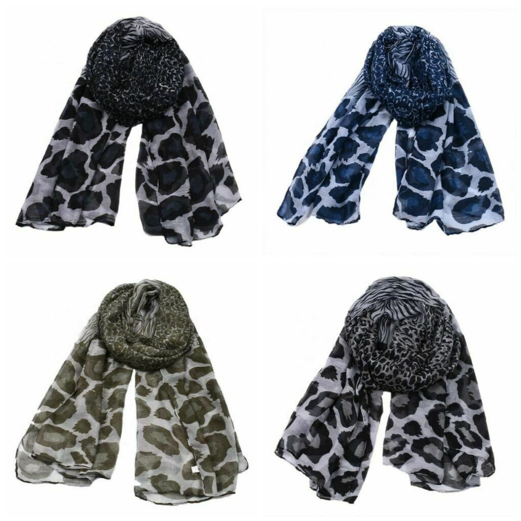Ladies Women Fashion Animal Leopard Print Wraps Wide Stole Scarf Gift Shawl image 0