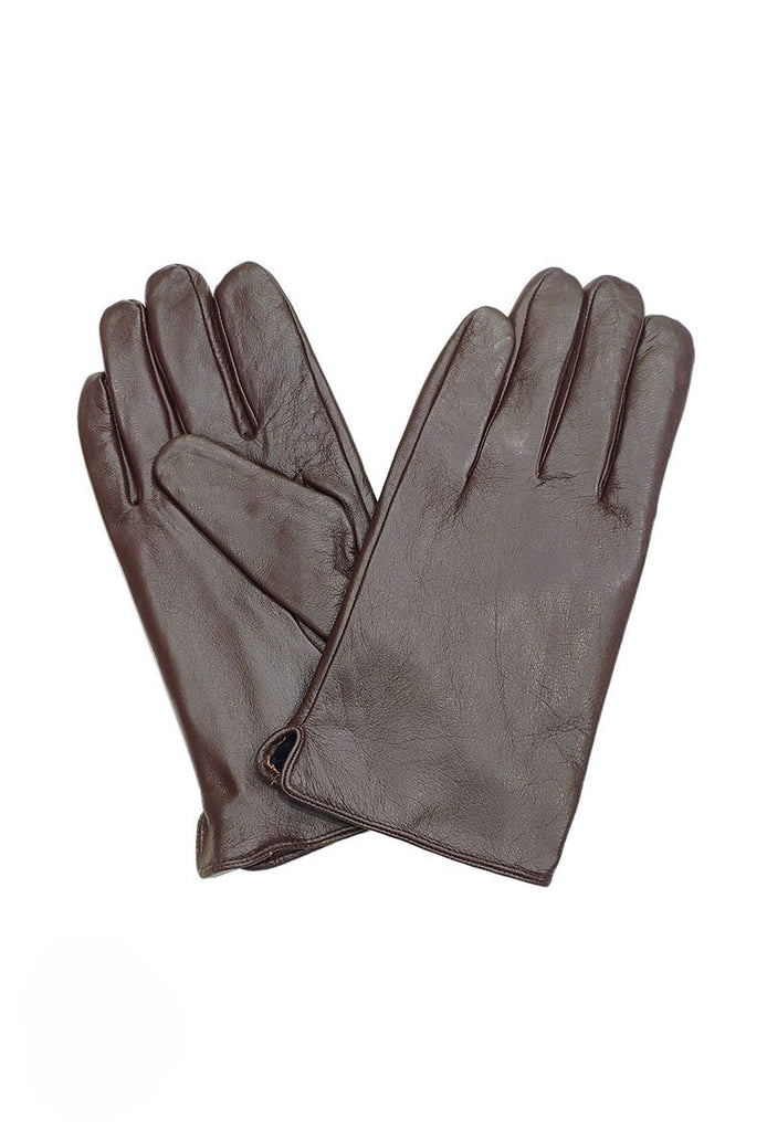 Men's Plain Leather Gloves Comfortable Thermal Soft Stylish Winter Gloves image 0