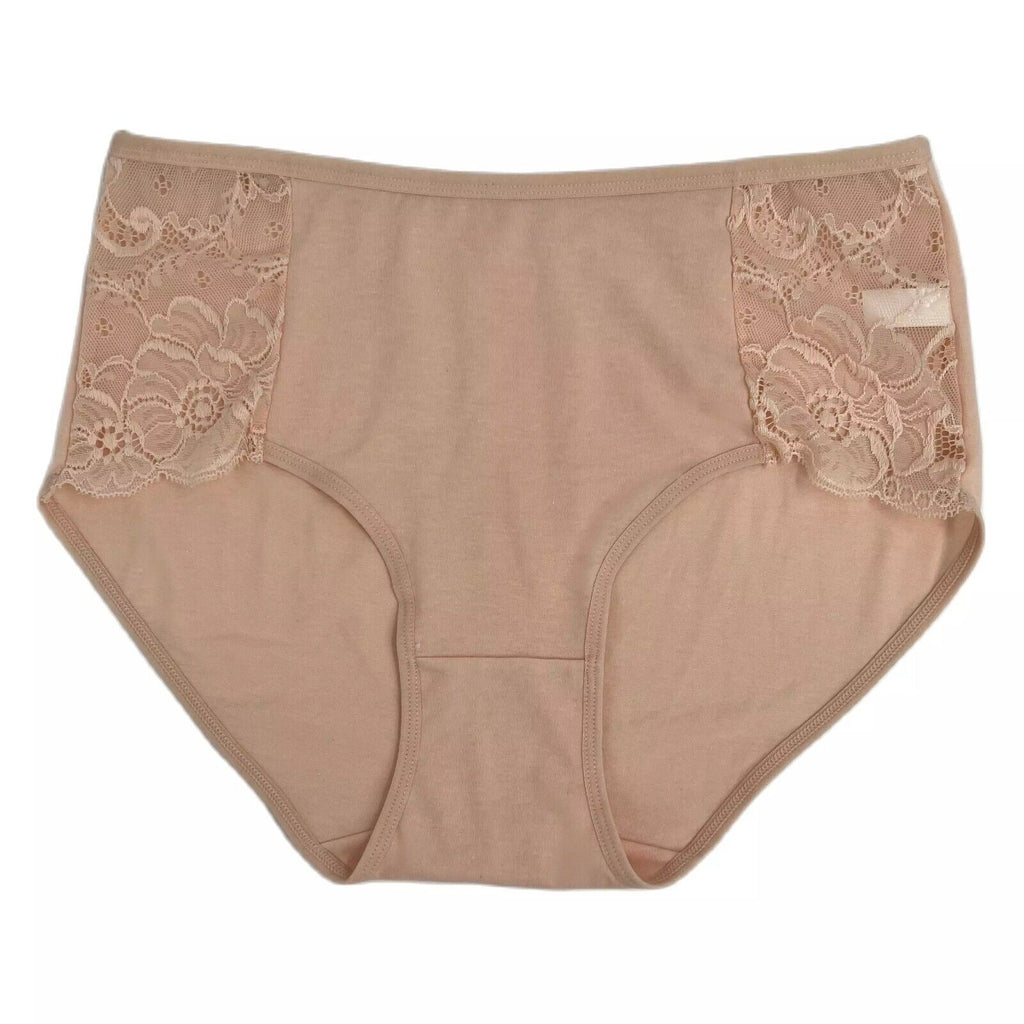 Ladies Plus Size Silky Knickers Sexy Briefs Women Underwear Lace Panties Stretch image 4