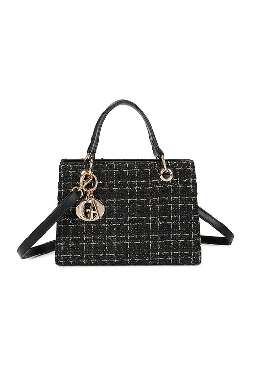 Women's Check Handbag Stylish Party Wedding Outdoor Fashion Hand Bag image 0
