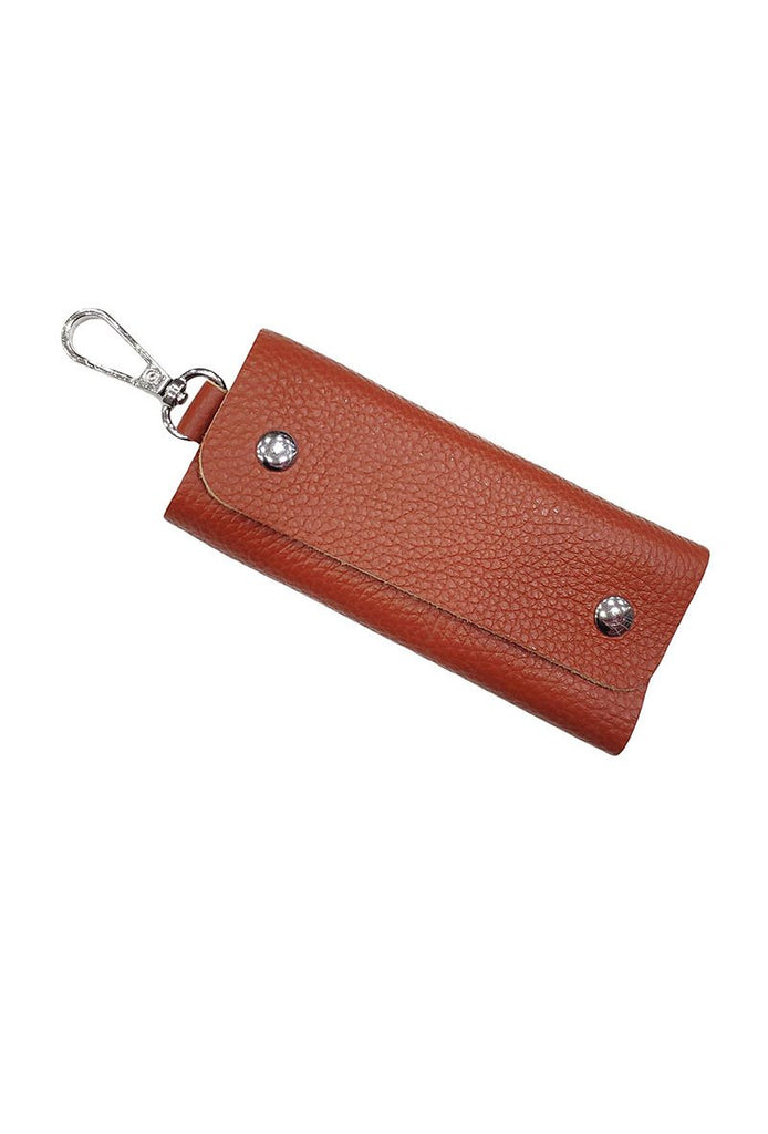 Large Leather Keyring Oversized Leather Case Key Pouch Unisex Key Chain image 1