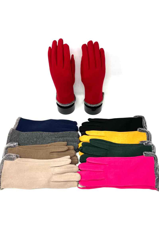 Womens Touch Screen Winter Gloves Fleece Thick Warm Comfy Soft Fur Lined Thermal image 0