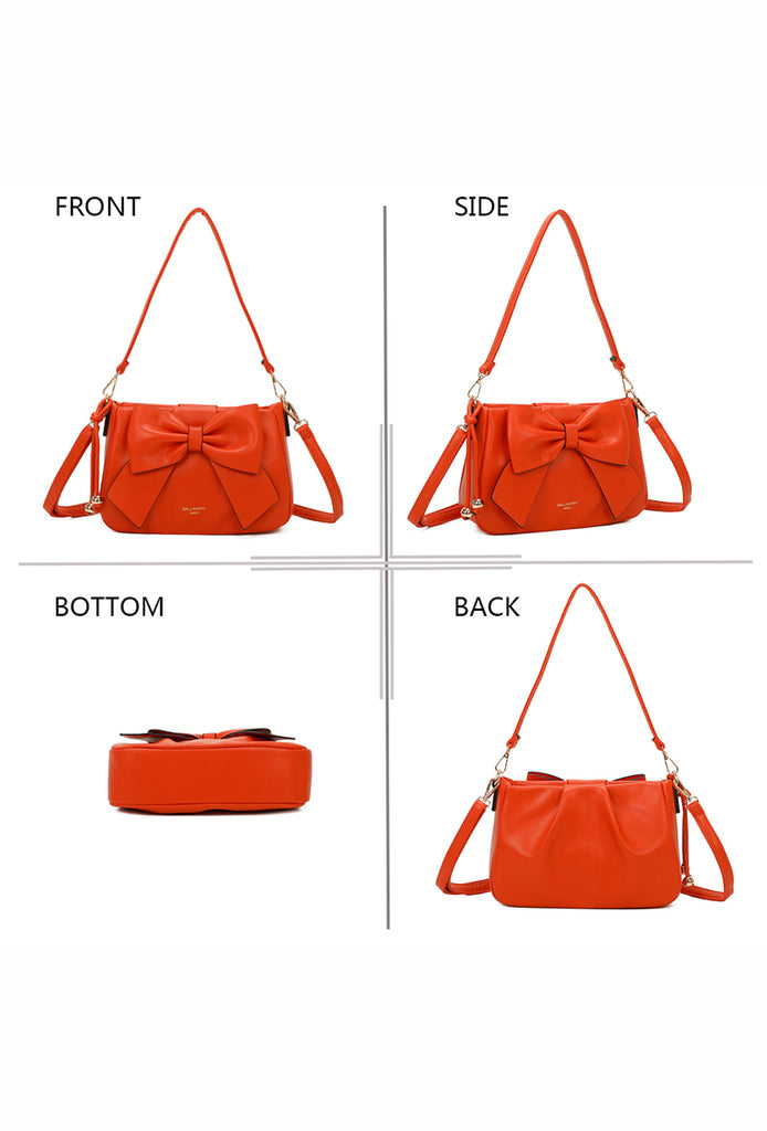 Women's Luxury Bow Tie Purse Diamond Handbag Lightweight Bag In Different Colour image 10