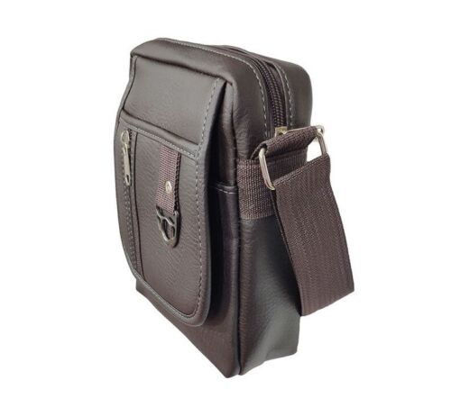 Men's Messenger Bag Travel Holiday Bag Shoulder Strap Stylish Flap Bag image 3