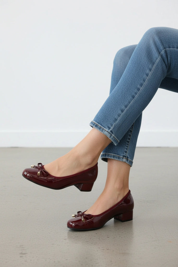 Stilettos Burgundy image 2