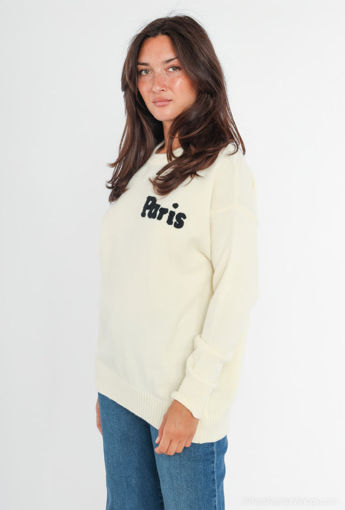 Ladies Plain Paris Stylish Winter Warm Sweater Paris Round Neck Tufted Sweater image 10