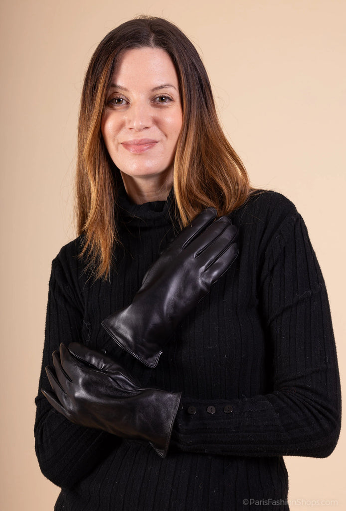Ladies Lamb Leather Gloves