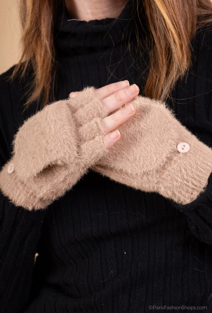Ladies Mitten Gloves