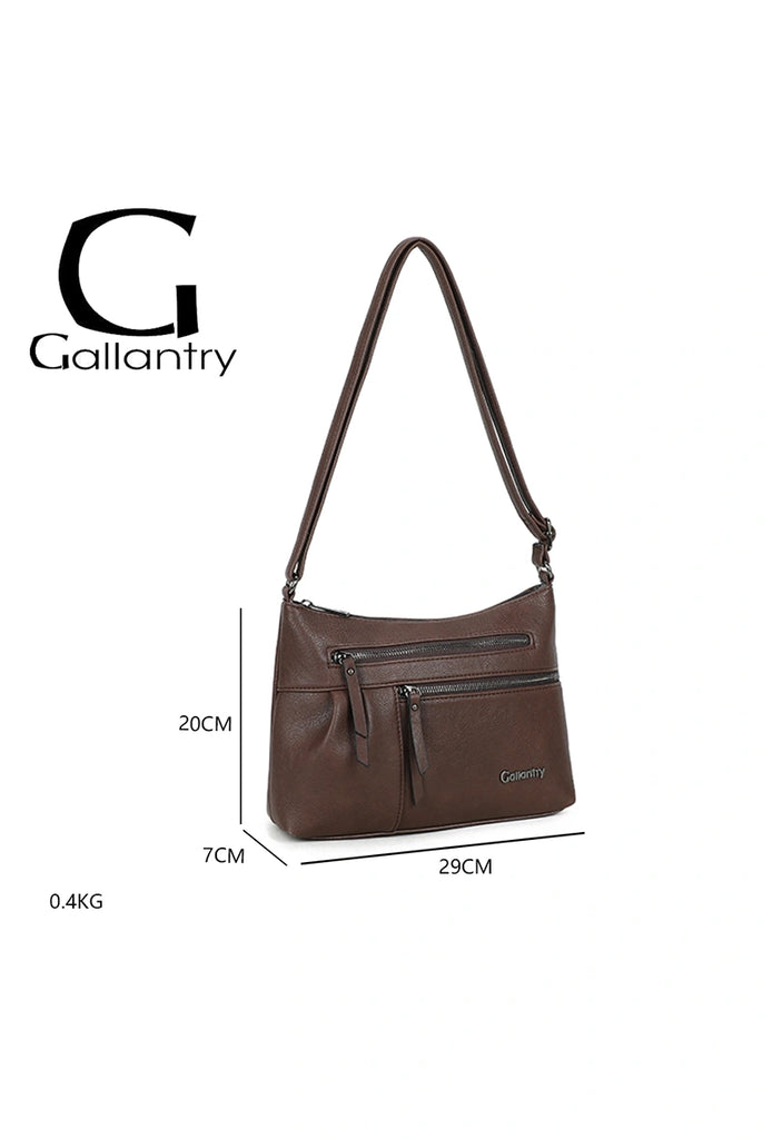 Womens Crossbody Shoulder Bag Brown