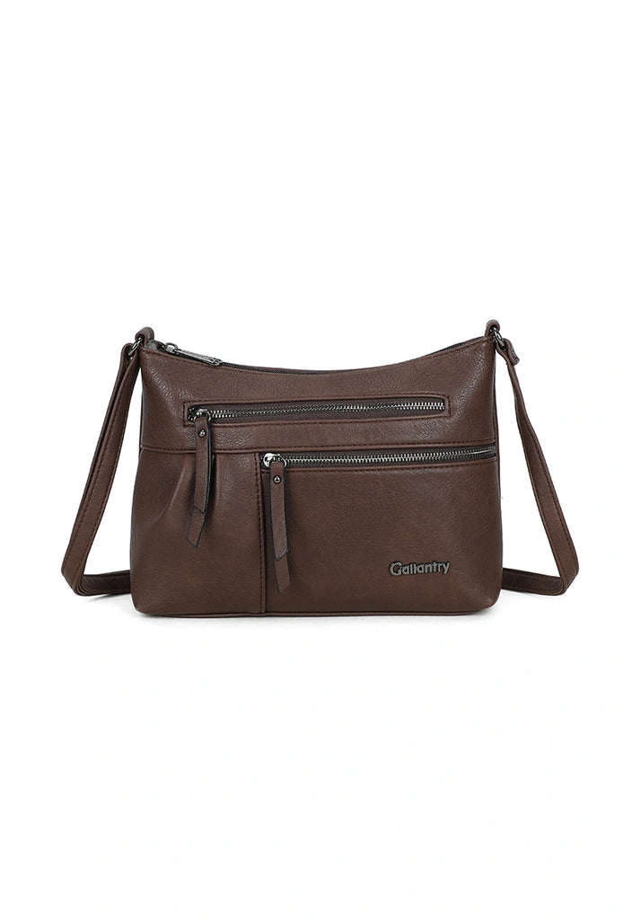 Womens Crossbody Shoulder Bag Brown