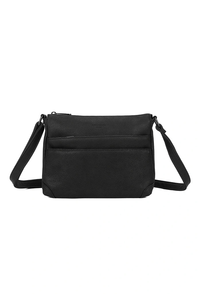 Womens Leather Shoulder Bag Black