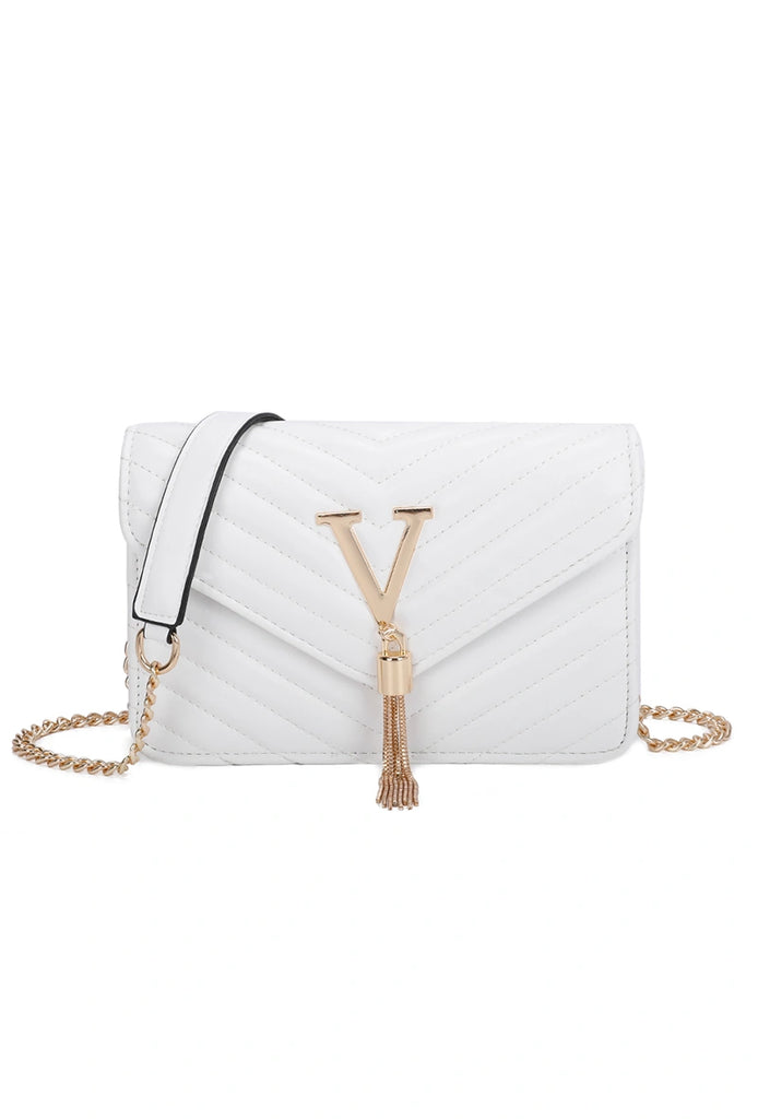 Gallantry quilted crossbody bag