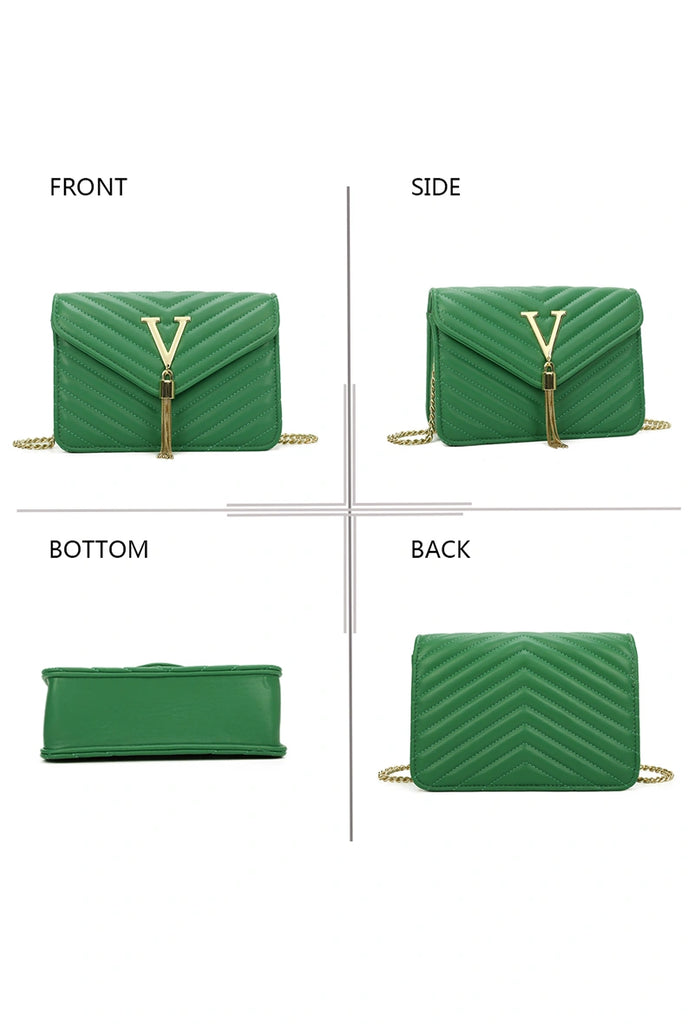 Gallantry quilted crossbody bag