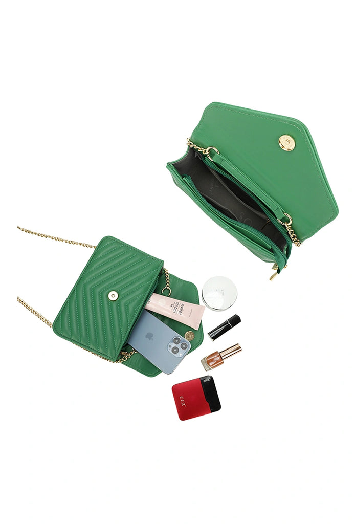 Gallantry quilted crossbody bag