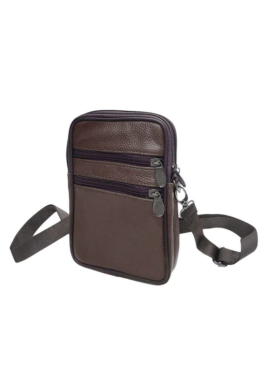 Men's Crossbody Belt Pouch Smartphone Adjustable Strap Wallet Phone Bag